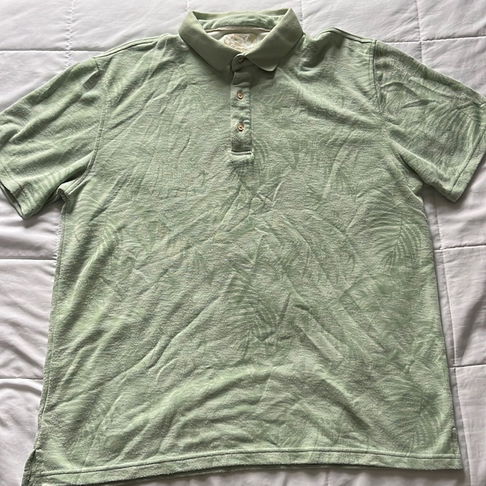 Green Hawaiian shirt